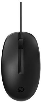 HP - 125 Wired Mouse - Zwart - Bedraad