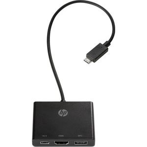 HP USB-C naar hub met meerdere poorten A P Digital/Data (USB-C), Docking station + USB-hub
