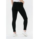 Selected Femme Slfsophia Mw Skinny Black Jean Jeans - Zwart