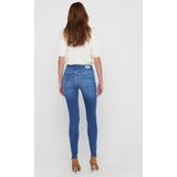 Only - Onlblush Life Mid Skinny Jeans - Blue Denim - Katoen - Stretchy Fit