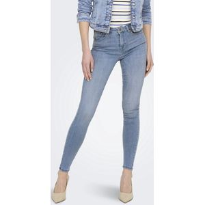 Only Jeans Onlpower Mid Push Up Sk Dnm Azg944 15228584 Special Bright Blue Demin Dames