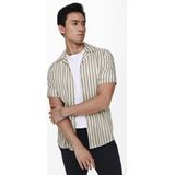 Overhemd - Resort Kraag - Korte Mouwen - Regular Fit