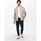 Overhemd - Resort Kraag - Korte Mouwen - Regular Fit