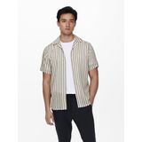 Overhemd - Resort Kraag - Korte Mouwen - Regular Fit