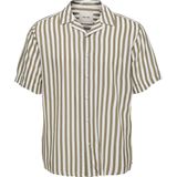 Overhemd - Resort Kraag - Korte Mouwen - Regular Fit