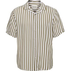 Overhemd - Resort Kraag - Korte Mouwen - Regular Fit