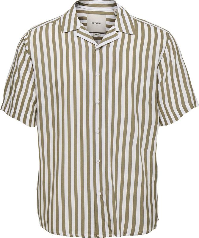 Overhemd - Resort Kraag - Korte Mouwen - Regular Fit