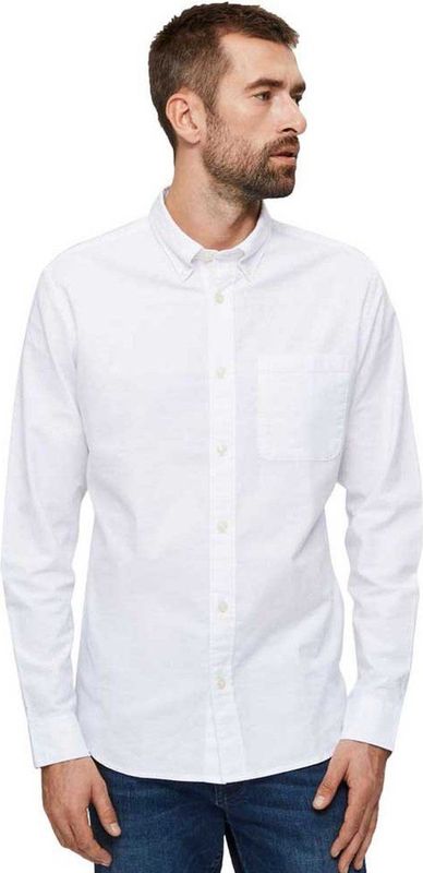 Overhemd - Biologisch Katoen - Zachte Kwaliteit - Normale Pasvorm - Enkele Borstzak