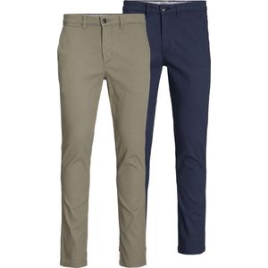 JACK & JONES Marco Dave Pk loose fit - heren chino - beige blauw