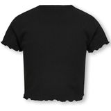 Only Kognella s s o-Neck Top Noos Jrs Meisjes Top - Black