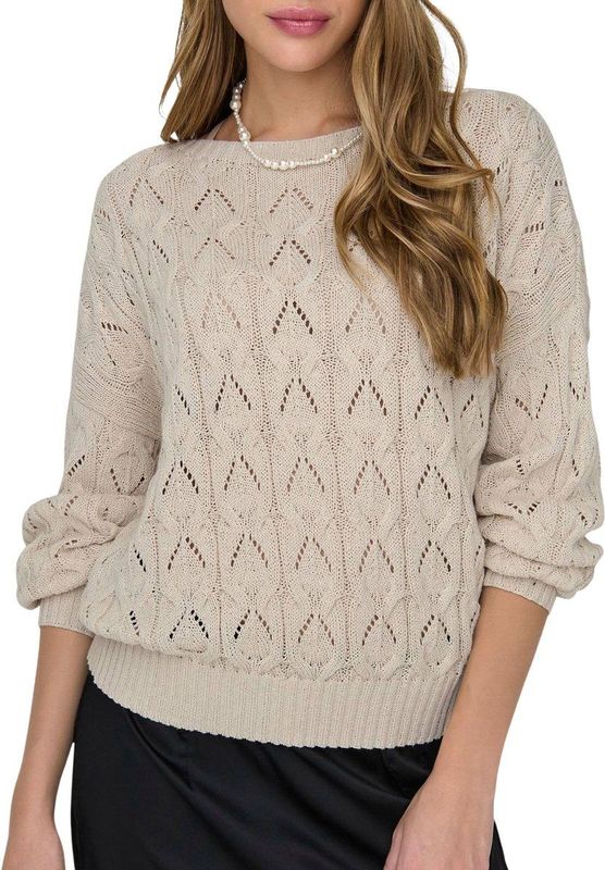 ONLY - Onlbrynn Life Structure - Pullover - Puimsteen - Katoen