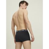 JACK & JONES Herren Solid Boxershorts Schwarz
