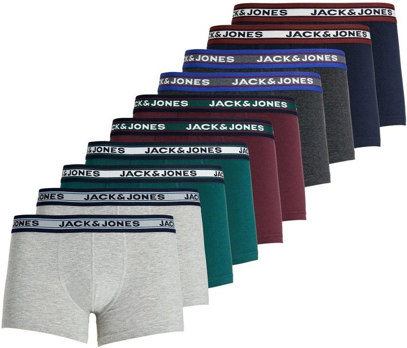 JACK&JONES ADDITIONALS JACSOLID TRUNKS 10 PACKS NOOS Heren Onderbroek