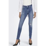 Only - Skinny Jeans - Blauw - 92% Katoen/6% Polyester/2% Elastaan