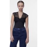 Pieces - Aansluitende Kanten Body - Zwart - 85% Polyamide, 15% Elastane