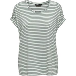 Only Onlmoster Stripe s s o-Neck Top Jrs Noos Dames t-Shirt