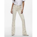 Only Onlblush Mid Flared Dnm Dot019 Noos Dames Jeans Ecru