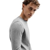 Heren - Gebreide Trui - Groen - Pima Katoen