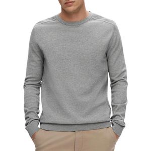 Heren - Gebreide Trui - Groen - Pima Katoen