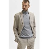 Selected Homme Heren trui SLHBERG ROLL NECK regular fit Grijs Volwassenen