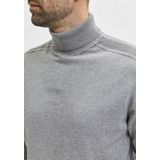 Selected Homme Heren trui SLHBERG ROLL NECK regular fit Grijs Volwassenen
