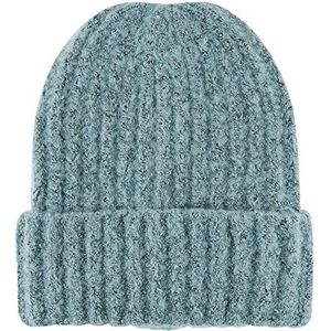 PIECES Dames Pcpyron Structured Hood Noos Bc Beanie-muts, Trooper, Eén maat