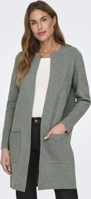 Cardigan - Gebreid - O-hals - Lange Mouwen - 52% Acryl 26% Polyester 22% Nylon