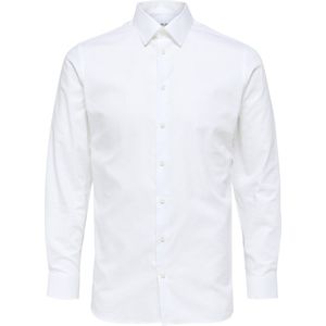 Selected Homme, Overhemden, Heren, Wit, M, Casual overhemd