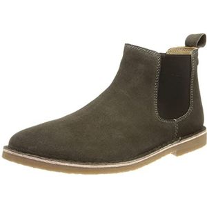 JACK & JONES Jfwbravo Heren Laarzen Suede Chelsea, zwart (piraat)