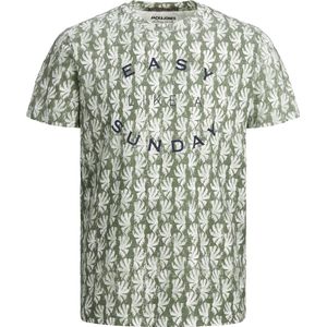 Jack Jones Jorsunny Aop Tee Ss Crew Neck Heren t-Shirt