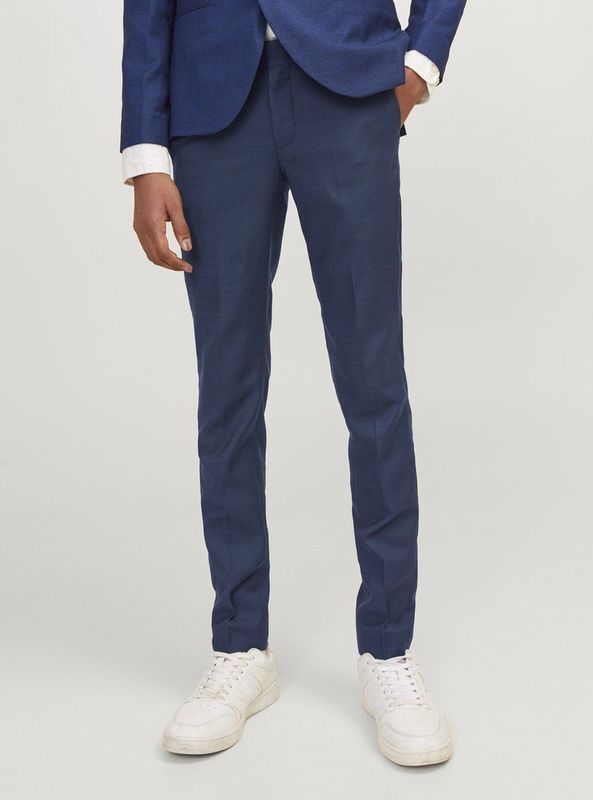 Jack & Jones - JPRSOLARIS TROUSER NOOS JNR - Pantalon - Medieval Blue - Regular Fit