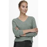 Only - ONLATIA - Trui - Chinois Green Melange - Ribbreisel - Elastisch