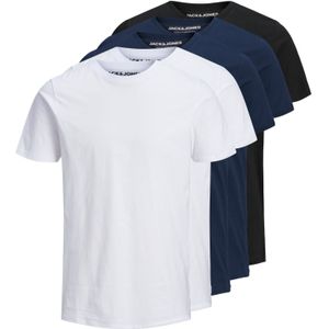 Jack & Jones Shirts 5 Pack T-Shirt Rundhals JJEORGANIC BASIC O-NECK