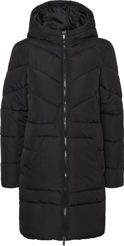 Pufferjack - Zwart - Gerecycled Polyester - Met Kap