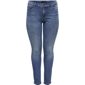 Only Carmakoma Jeans Carsally Reg Sk Dnm Bj114 3 Noos 15233370 Medium Blue Denim Dames