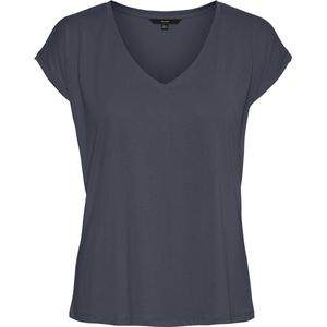 Vero Moda T-Shirt Basic Stretch T-Shirt V-Neck VMFILLI VMFILLI SS V-NECK TEE GA NOOS