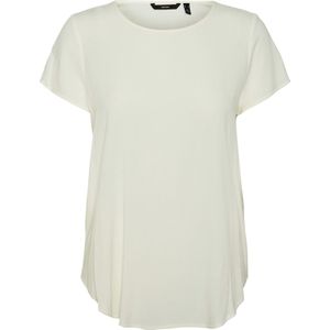 Vero Moda T-shirt Vmbecca Plain Ss Top Ga Noos 10248152 Snow White Dames