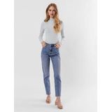 Vero Moda Vmbrenda Hr Straight a Cut Gu384 Ga Noos Vrouwen Jeans