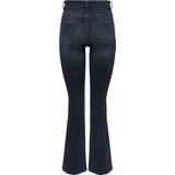 ONLBlush - Jeans - Effen - Denim - Ripped - Flared - Mid Waist