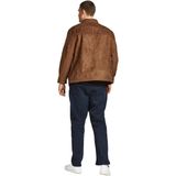 Biker - Bodywarmer - Zwart - PU - Gewatteerde Details