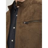 Biker - Bodywarmer - Zwart - PU - Gewatteerde Details