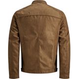 Biker - Bodywarmer - Zwart - PU - Gewatteerde Details