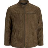 Biker - Bodywarmer - Zwart - PU - Gewatteerde Details