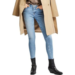 Jeans - Middenblauw - Biologisch Katoen - Skinny Fit - Middelhoge Taille