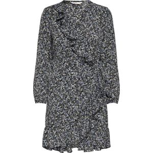 ONLY  - Maat 34 - ONLCARLY LS WRAP SHORT DRESS NOOS WVN Dames Jurk