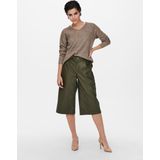 Only - ONLCAMILLA V-Neck L/S Pullover KNT NOOS - Kleur: Caribou - Materiaal: Melange