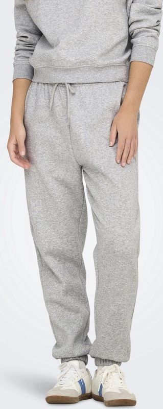 Sportbroeken - Light Grey Melange - Regular Fit - Met Steekzakken en Koordsluiting