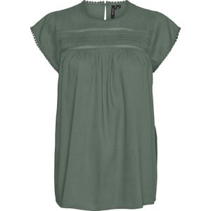 Vero Moda Spitzentop »VMDEBBIE PLEAT S/L TOP GA NOOS«