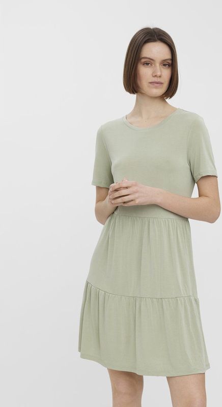 Vero Moda - Filli Calia - Korte Jurk - Gelaagd Ontwerp - Korte Mouwen