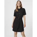 VERO MODA VMSILJA SS SHORT SHIRT DRESS - Jurk - Denim Look - TENCEL LYOCELL